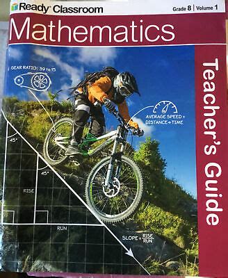 Features of Ready Classroom Mathematics Grade 8 Volume 1 Teacher Edition